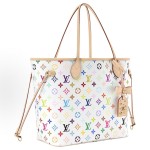 LOUIS VUITTON x Takashi Murakami NEVERFULL Collaboration Medium-sized white
